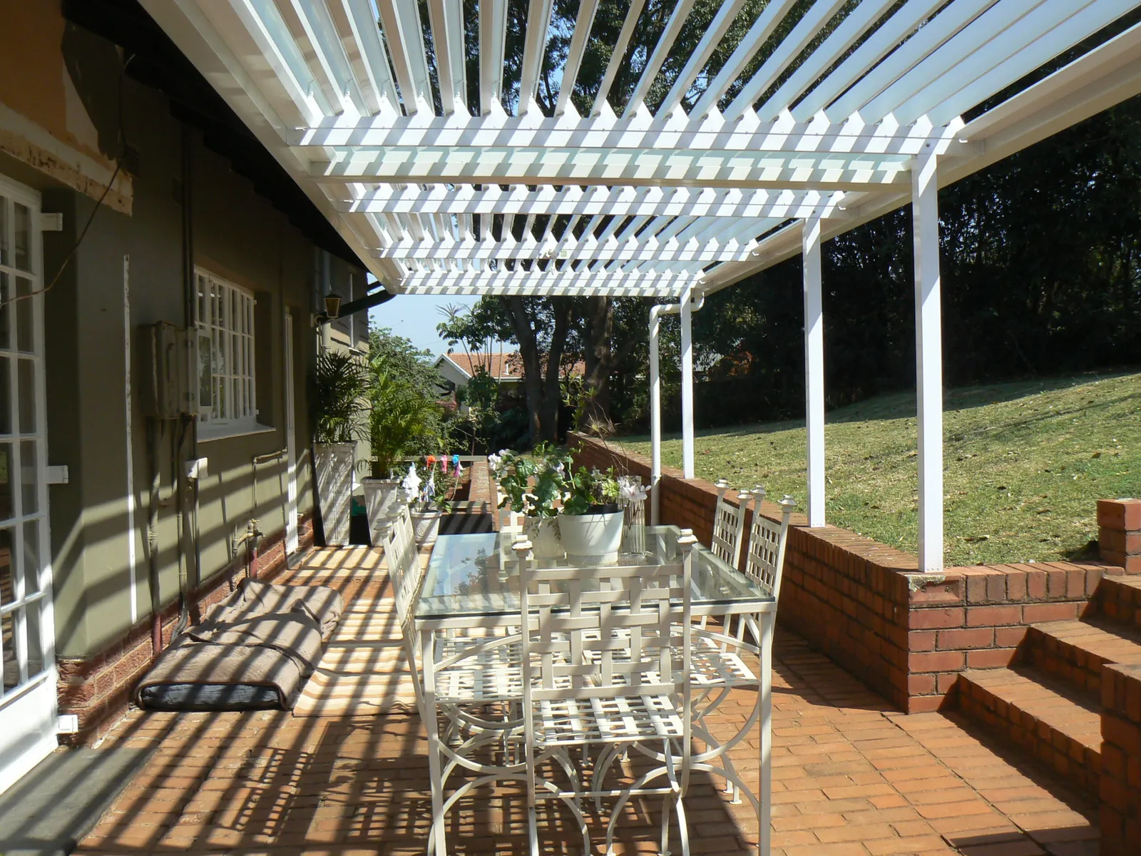 Aluminium awning installation by AL Patio Solutions