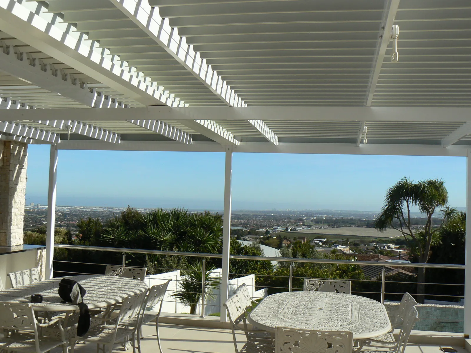 Aluminium awning installation by AL Patio Solutions
